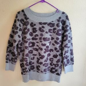 Leopard print sweater